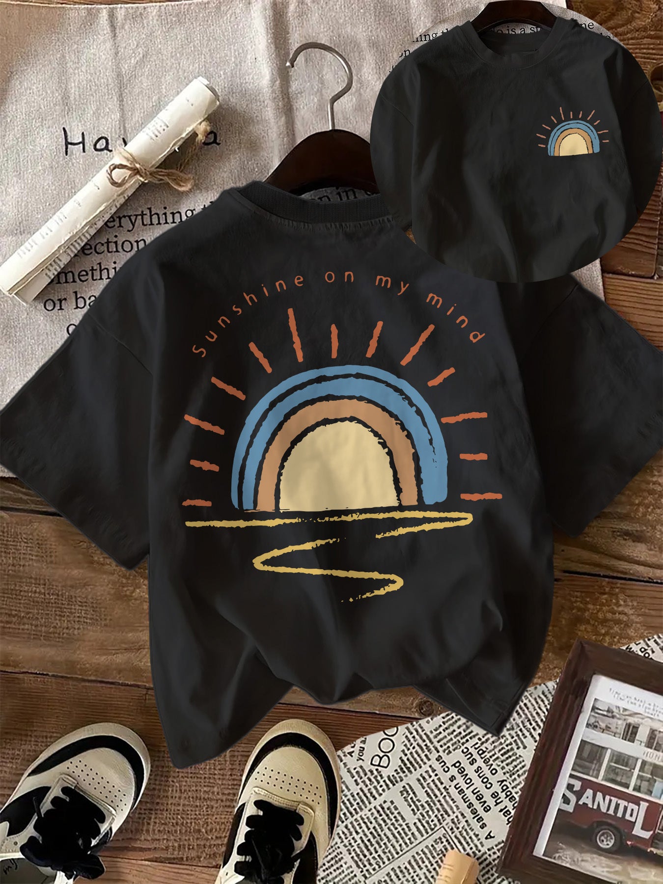Sunshine on My Mind Reversible Graphic Tee