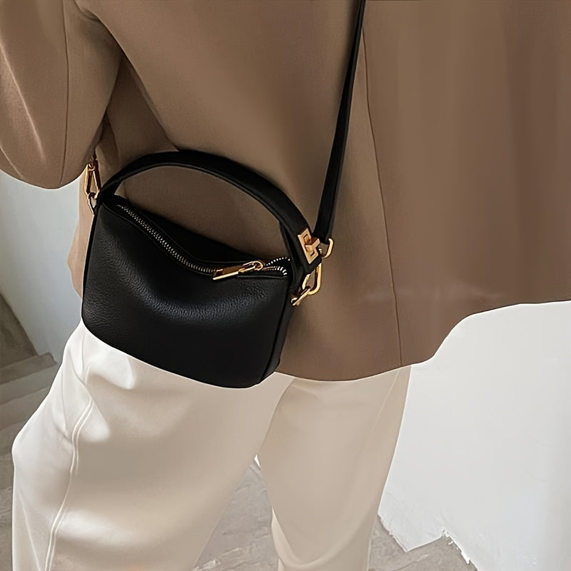 PU Leather Hobo Handbag