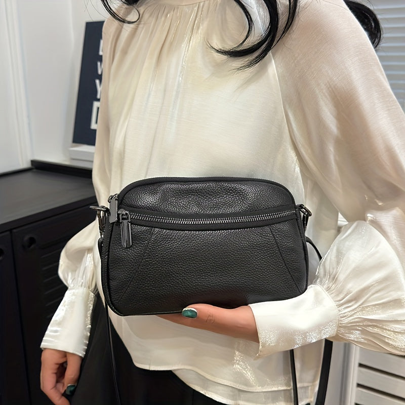 Genuine Leather Crossbody Bag