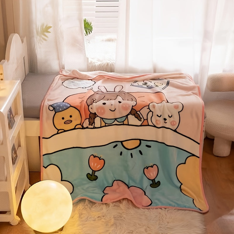 Ultra Soft Dinosaur Flannel Throw Blanket