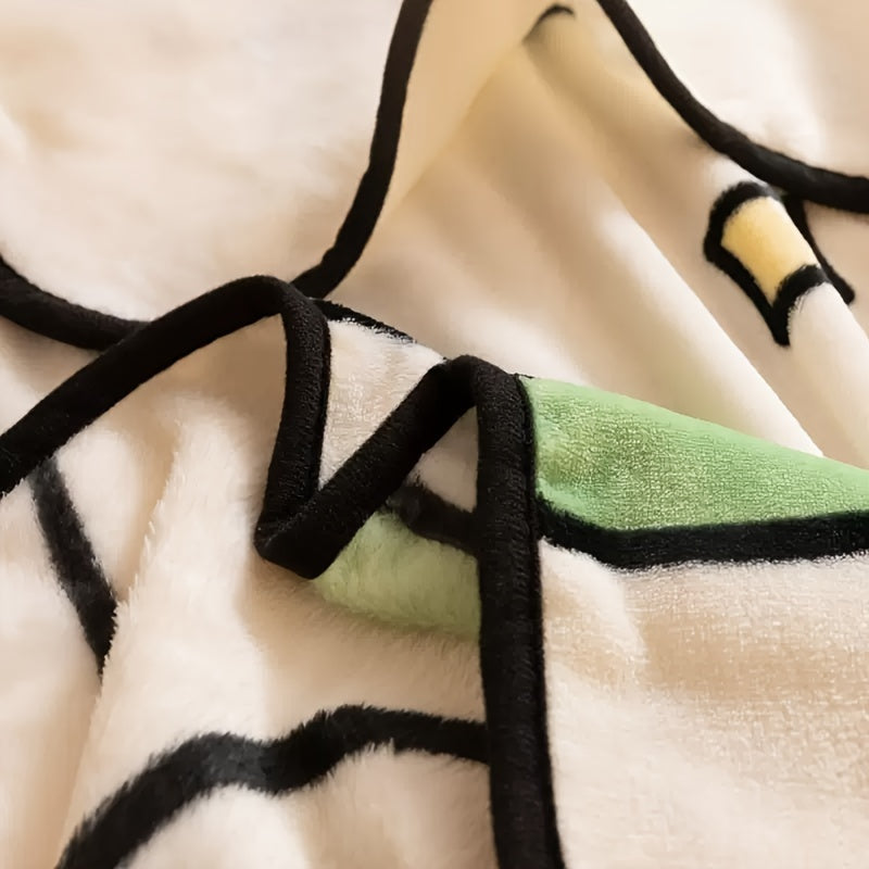 Ultra Soft Dinosaur Flannel Throw Blanket
