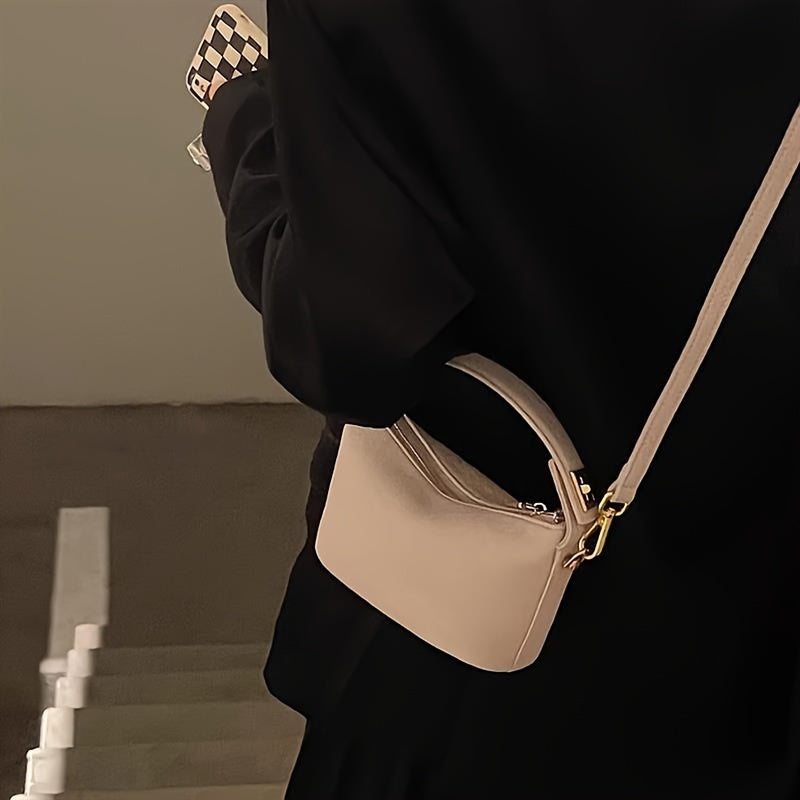 PU Leather Hobo Handbag