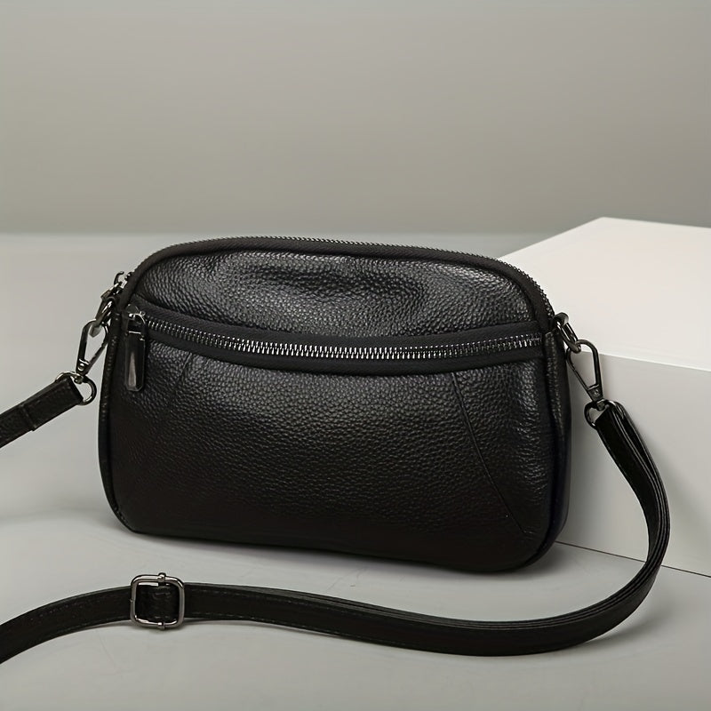 Genuine Leather Crossbody Bag