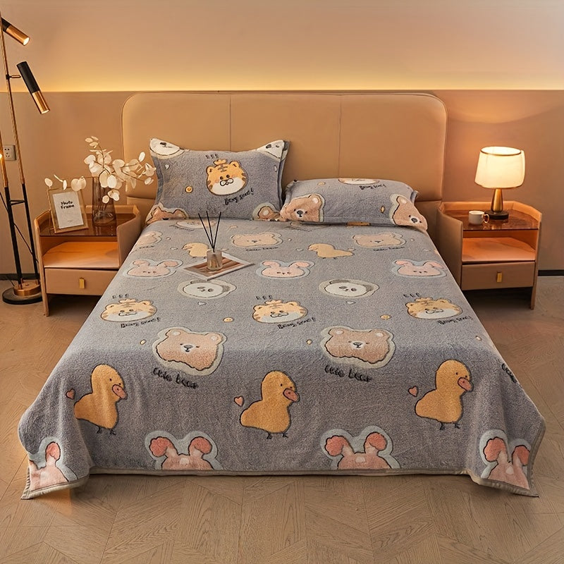 Contemporary Style Snowflake Fleece Blanket
