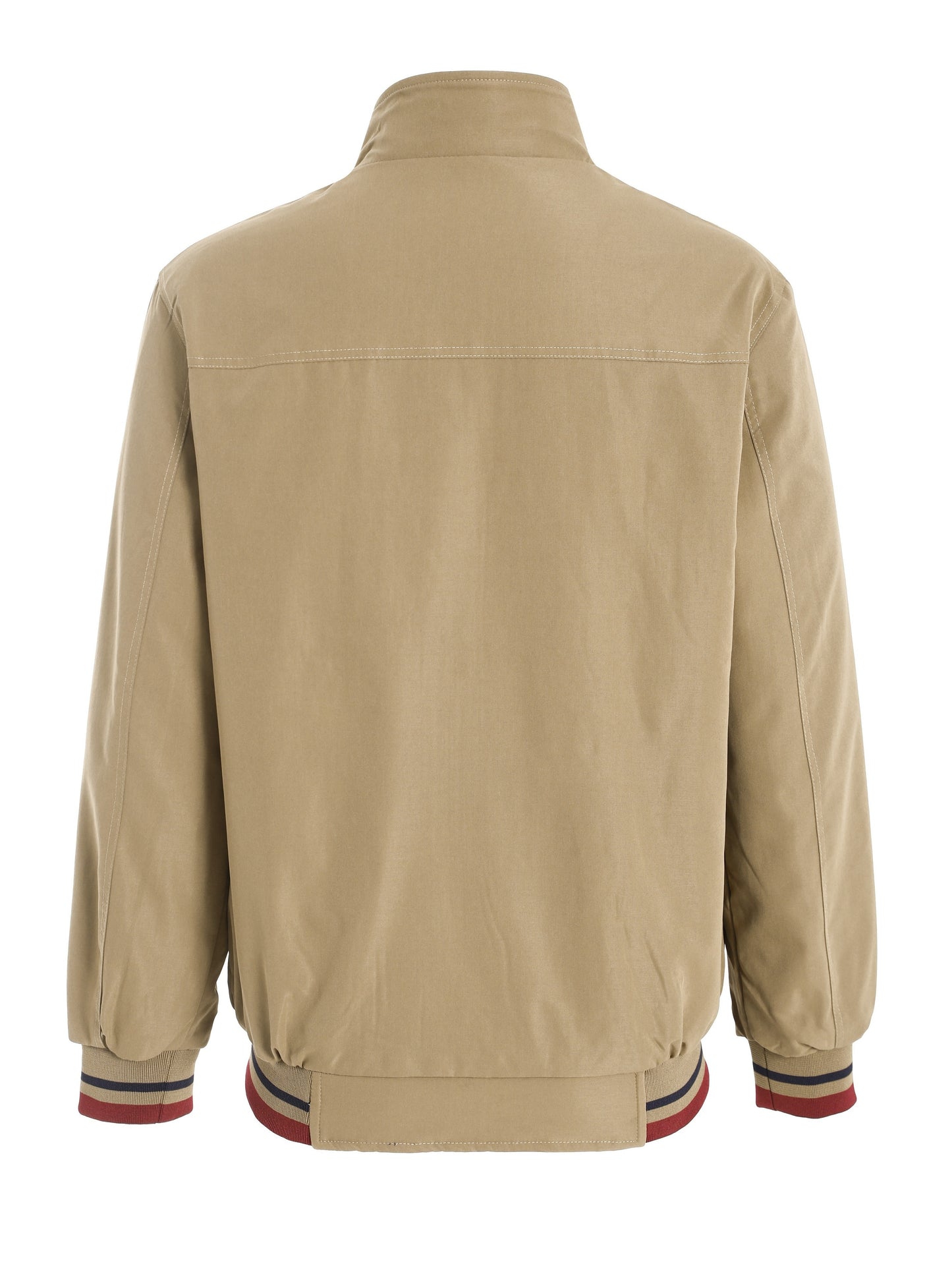 Reversible Casual Stand Collar Fashion Zip Up Jacket