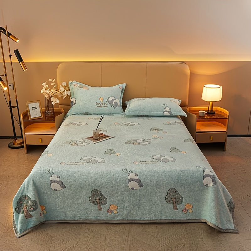 Contemporary Style Snowflake Fleece Blanket