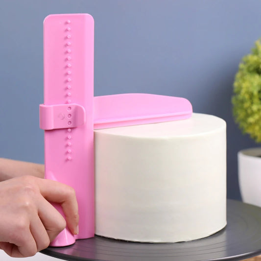 Cake Scraper Smoother Adjustable Fondant Spatula