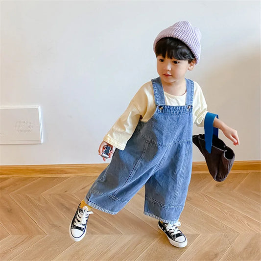 Loose Overalls Denim Trousers