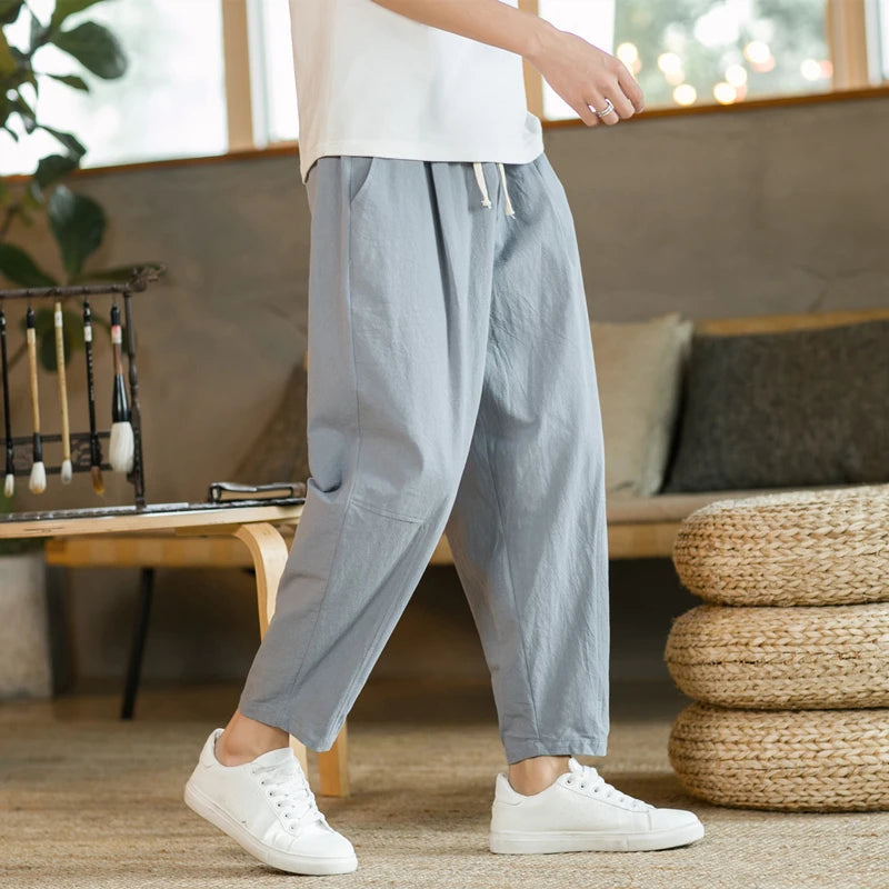 Trousers Cotton Linen