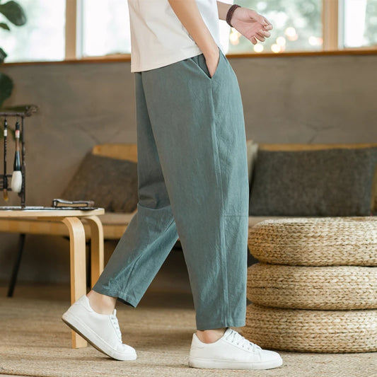 Trousers Cotton Linen