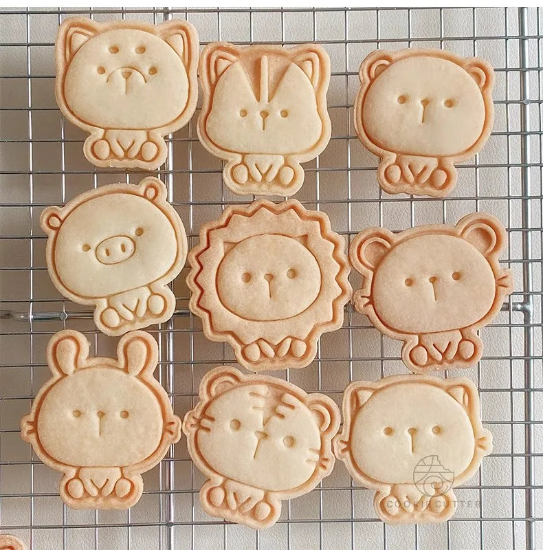 Cartoon Animal Pattern Cookie Cutter