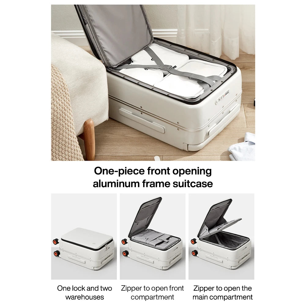 Wide Handle Travel Trolley Case