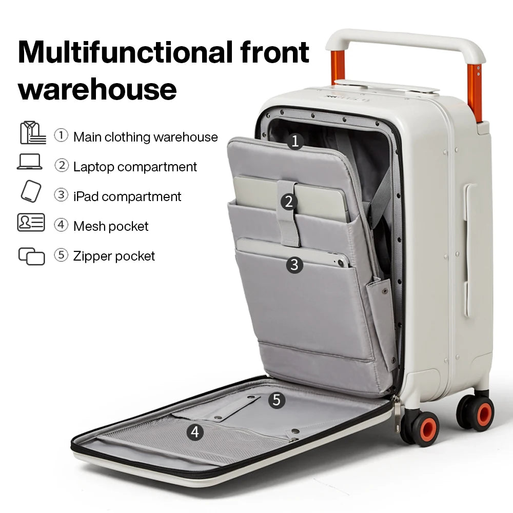 Wide Handle Travel Trolley Case